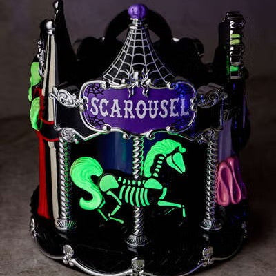 Glow-in-the-Dark Circus Luminary 3-Wick Candle Holder | PREVENTA