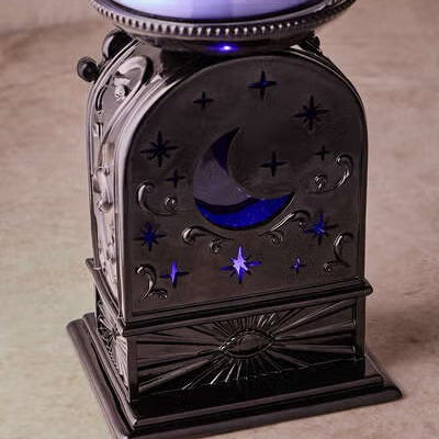 Light-up Glow-in-the-Dark Fortune Telling Pedestal 3-Wick Candle Holder | PREVENTA