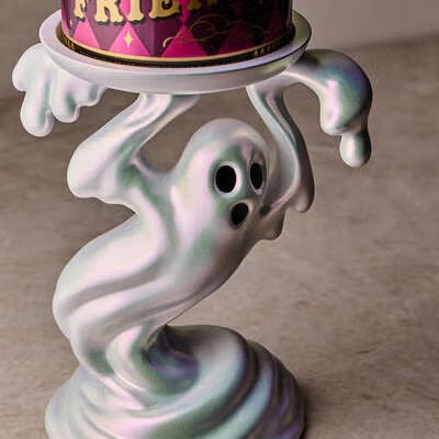 Drippy Ghost Pedestal 3-Wick Candle Holder | PREVENTA