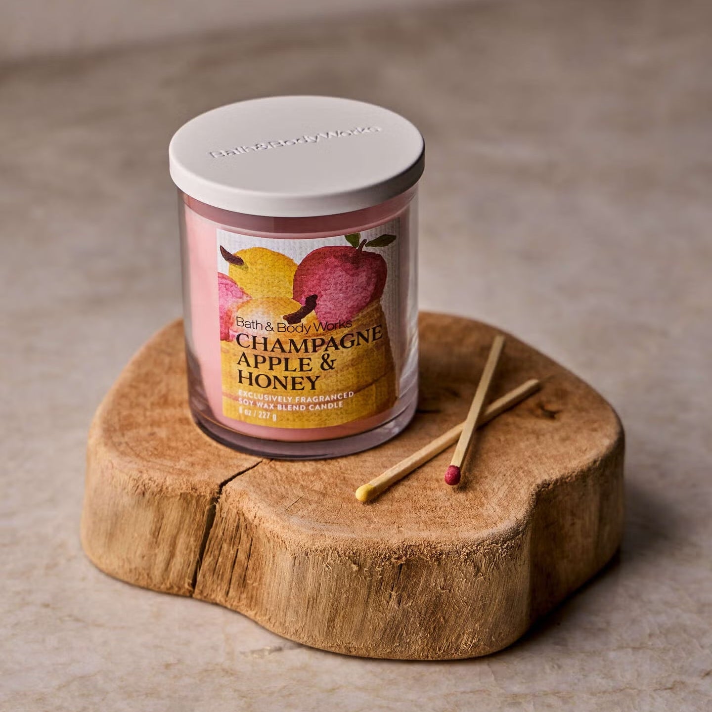 Champagne Apple & Honey Single Wick Candle