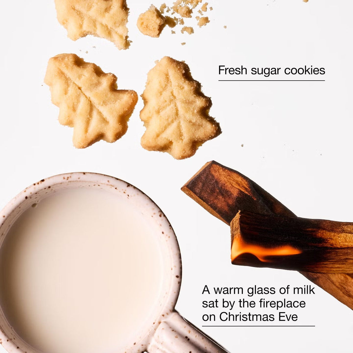 Santa's Milk & Cookies Single Wick Candle
