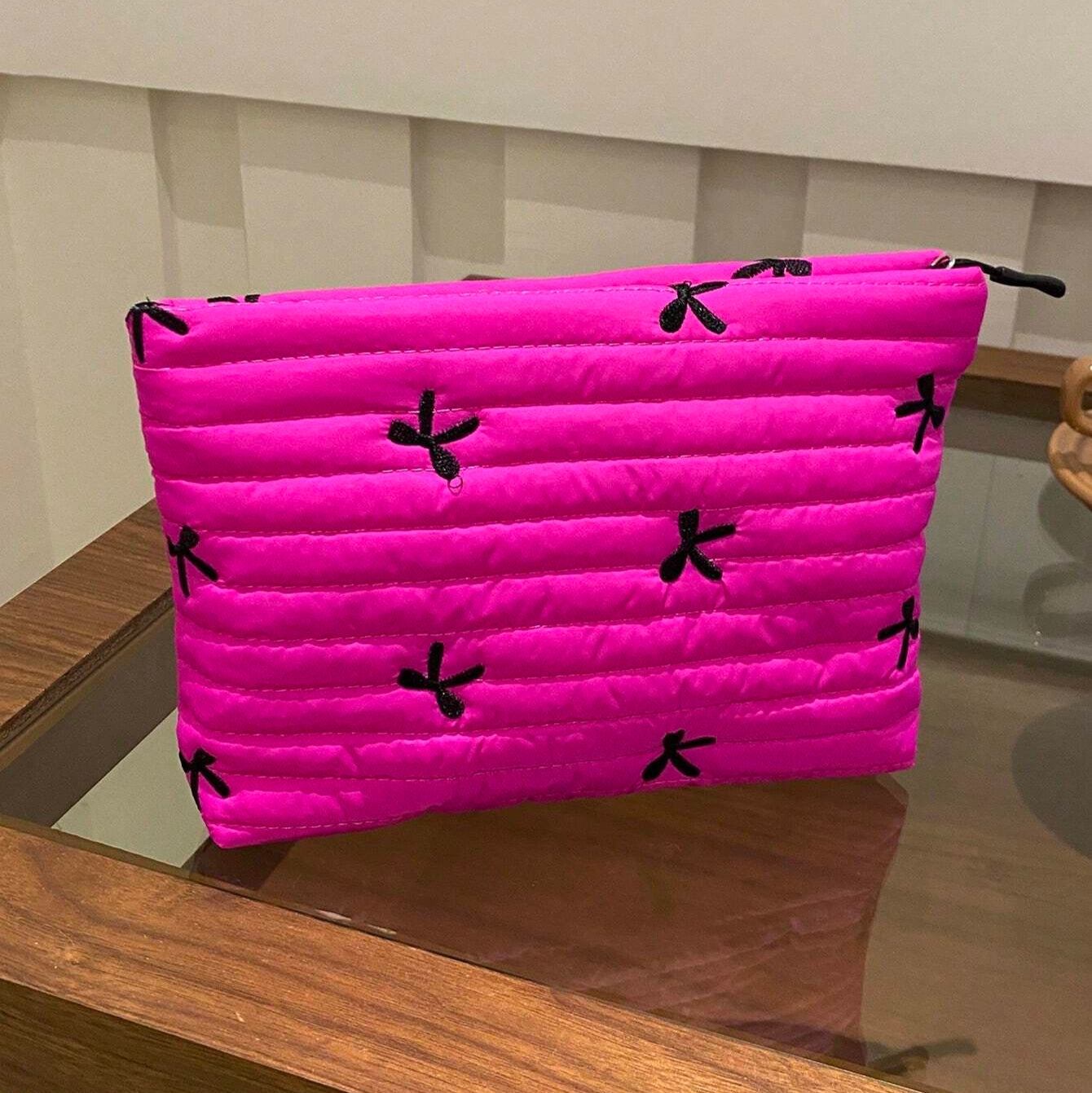 Rosa & Moños Makeup Bag