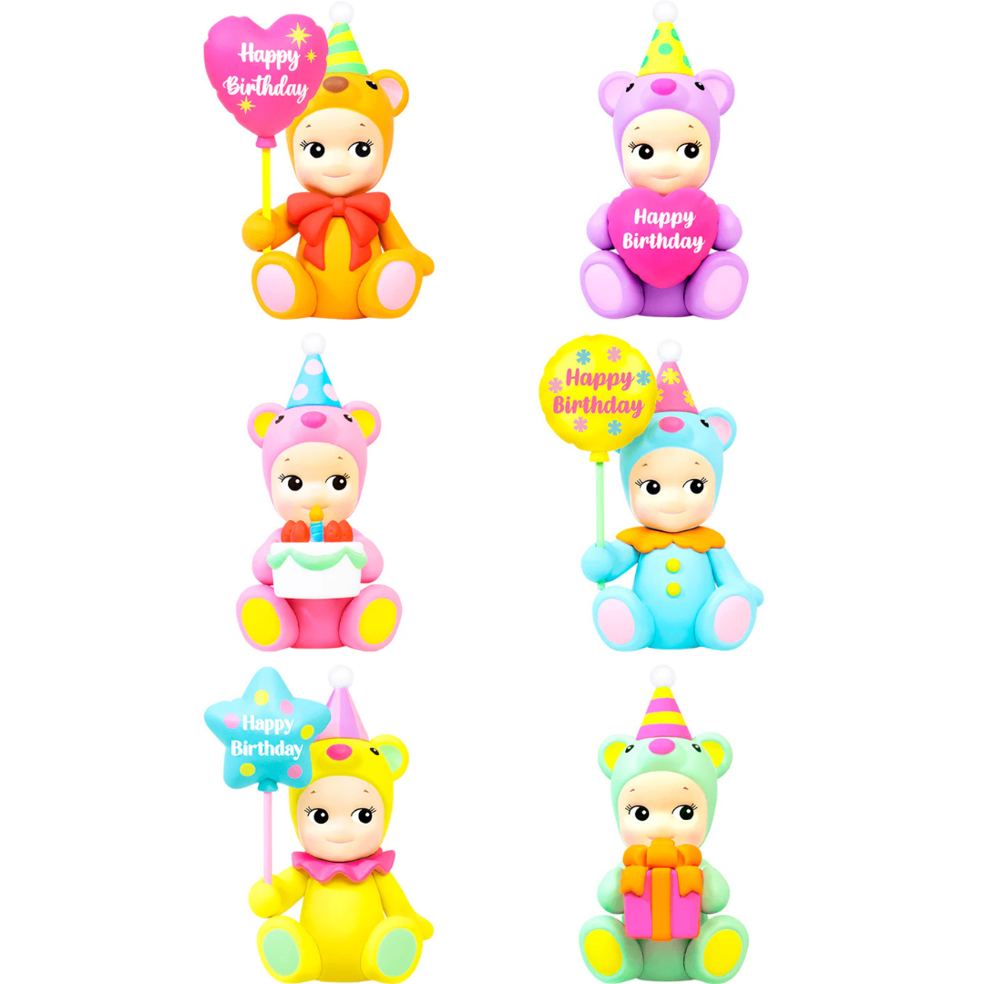 Sonny Angel Birthday Gift Bear Series