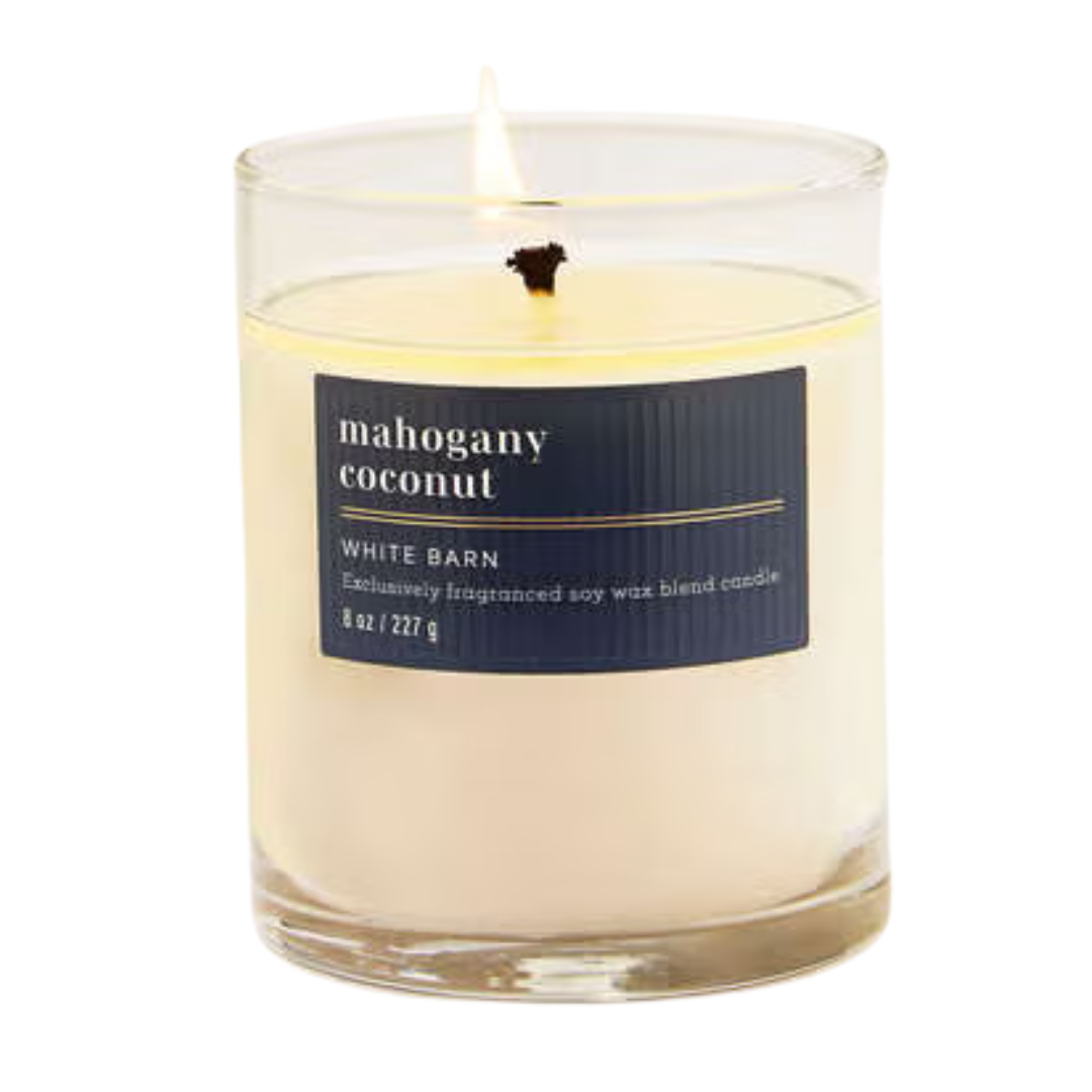 Mahogany Coconut Single Wick Candle