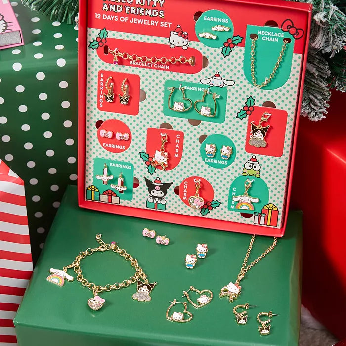 Sanrio Fashion Calendar Advent Gift Set: Necklace, Bracelet & Charms Mix & Match Christmas | PREVENTA
