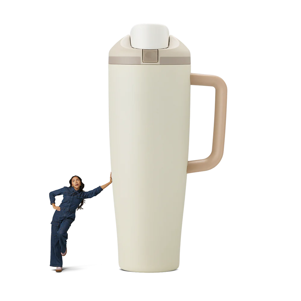 FreeSip® Tumbler 40oz - Lightly Toasted
