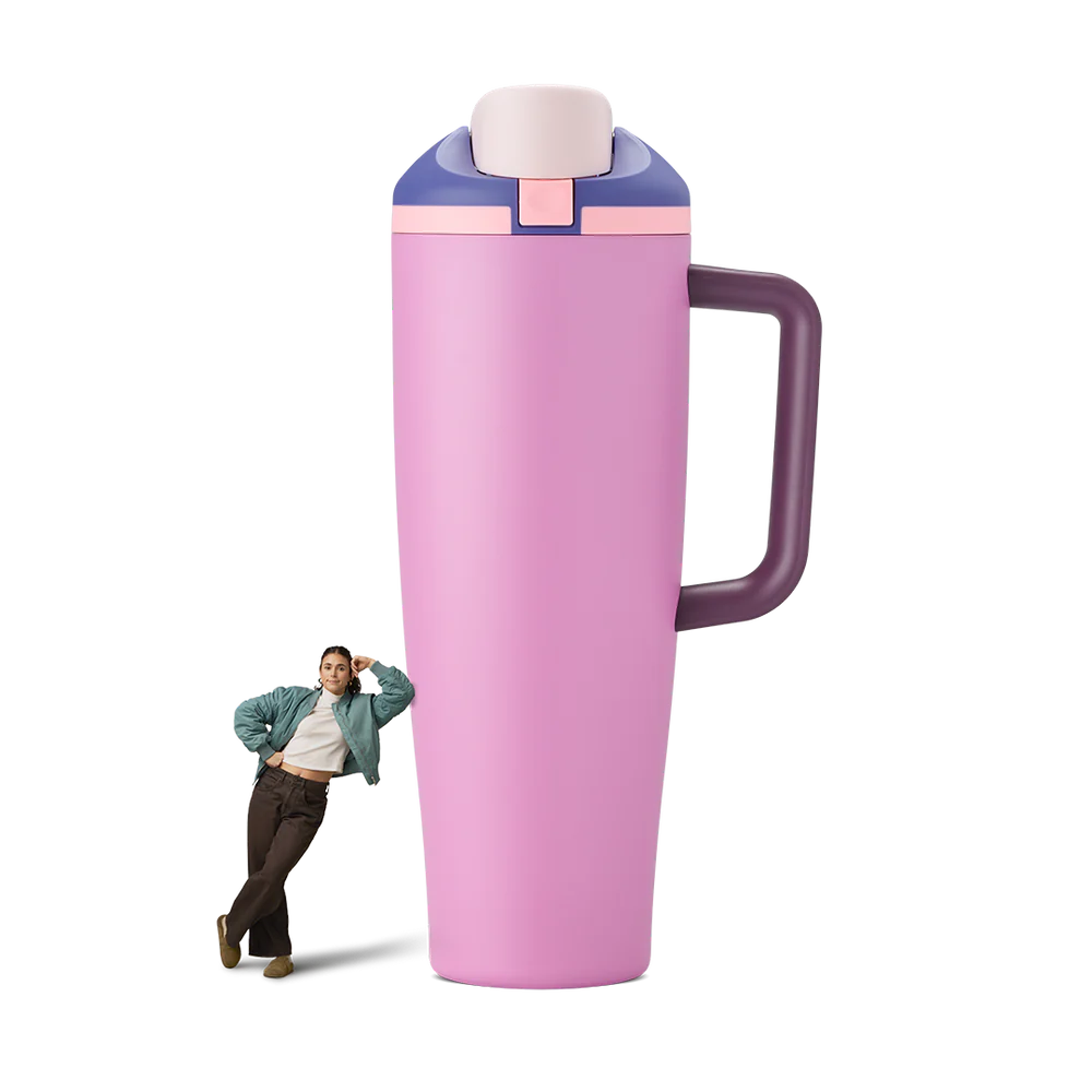 FreeSip® Tumbler 40oz - Pretty In Purple