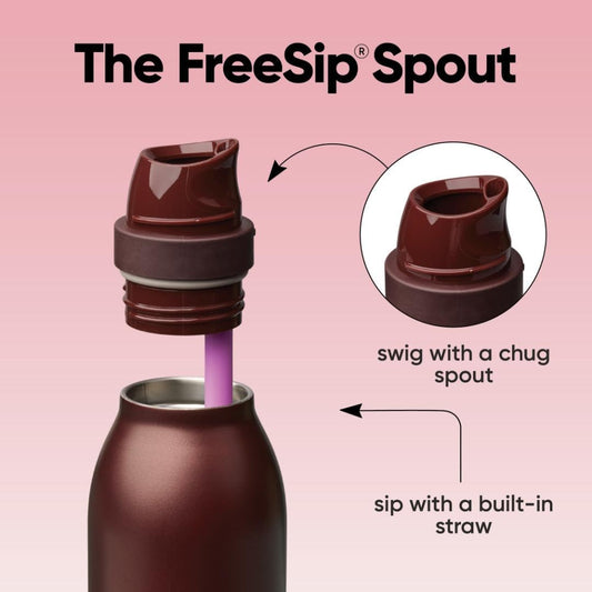FreeSip® Twist 24oz - Black Cherry | PREVENTA