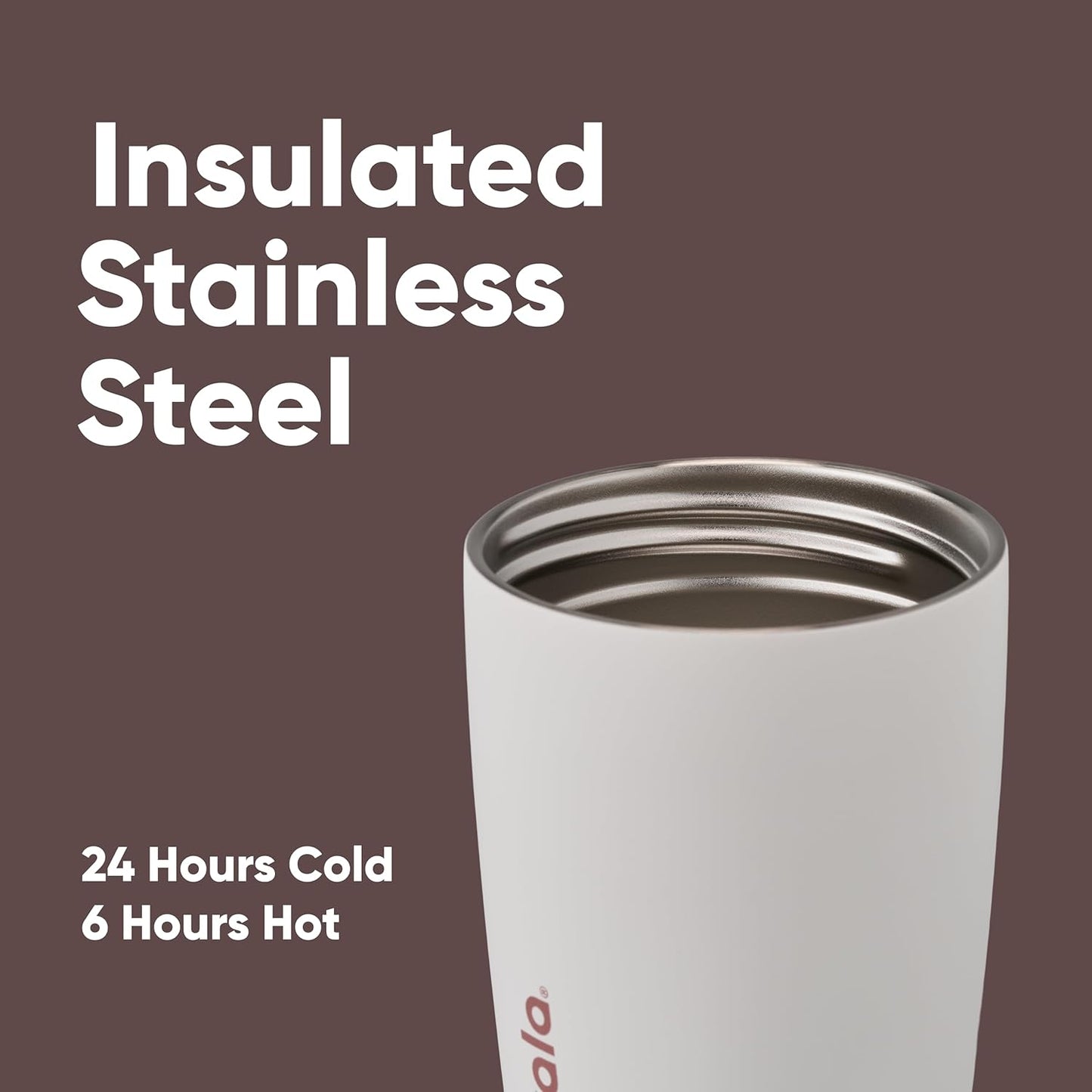 SmoothSip® Slider 12oz - Vanilla Bean