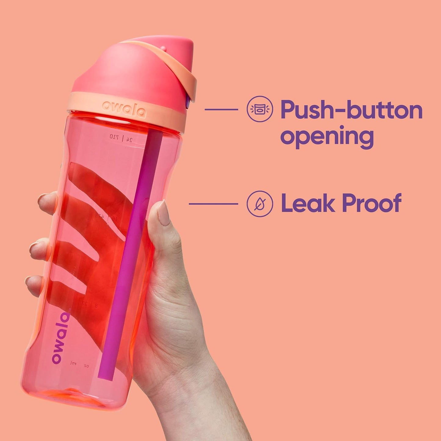 FreeSip® Clear Tritan 25oz - Shy Marshmallow