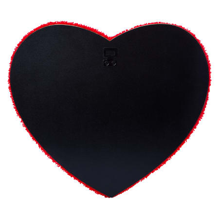 Red Heart Tufted Mirror