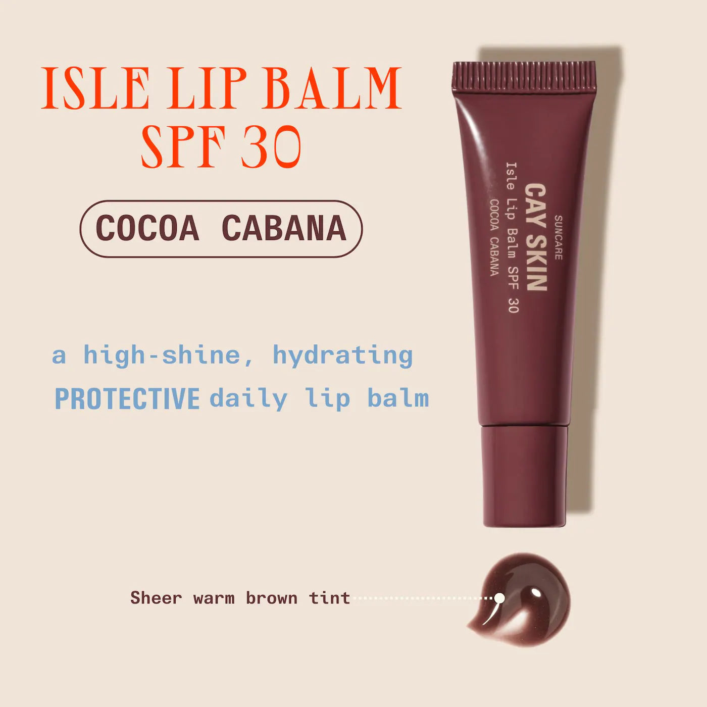 Isle Lip Balm SPF30 With Sea Moss & Aloe Stem Cells | PREVENTA