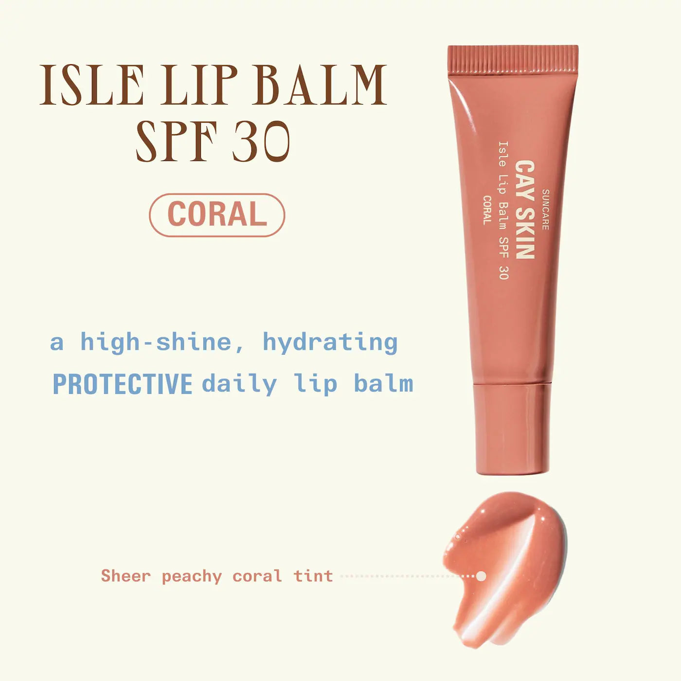 Isle Lip Balm SPF30 With Sea Moss & Aloe Stem Cells | PREVENTA