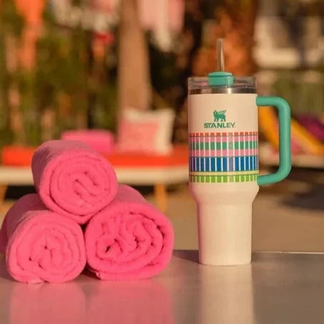 The Quencher H2.0 FlowState™ Tumbler - Summer Plaid