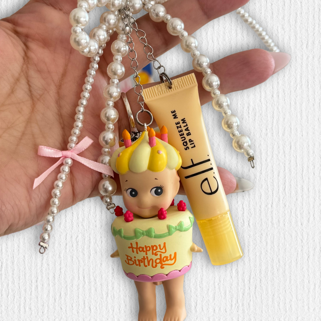 Sonny Angel Birthday Gift + Lip Balm & Keychain