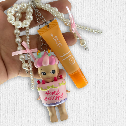 Sonny Angel Birthday Gift + Lip Balm & Keychain