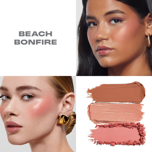 Beach Bonfire Cheek Thrills Multi-Finish Face Trio