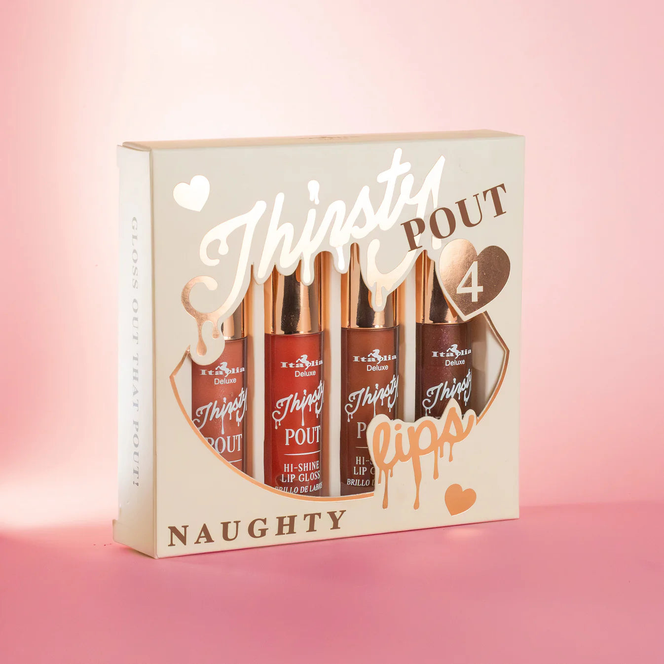 Naughty Thirsty Pout 4 Lips Set