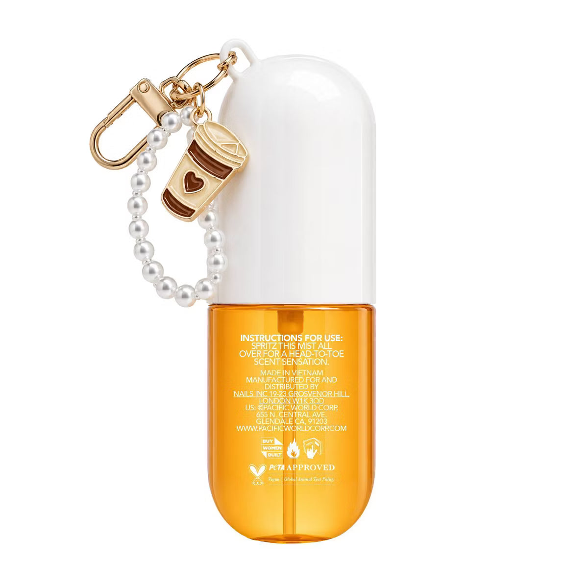 Toasted Caramel Body & Hair Mist Fragrance Keychain
