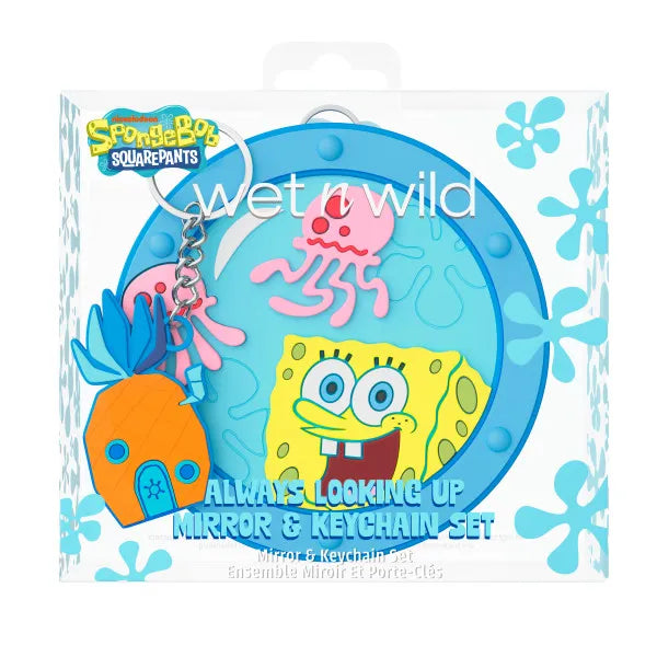 Always Looking Up Mirror & Keychain Set