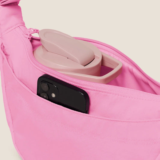 Pleat Crossbody - Focus Pink