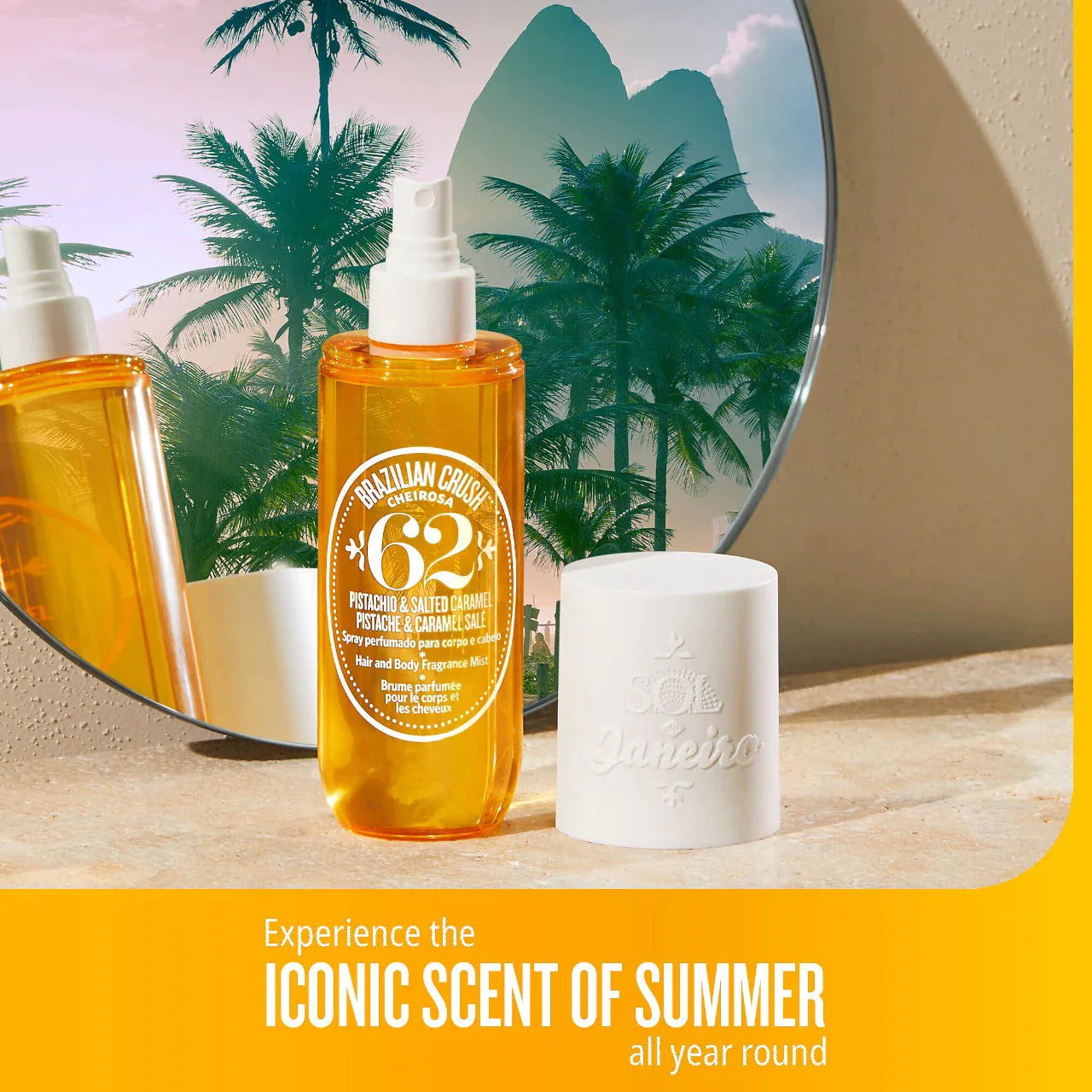 Brazilian Crush Cheirosa '62 Bum Bum Hair & Body Fragrance Mist | PREVENTA