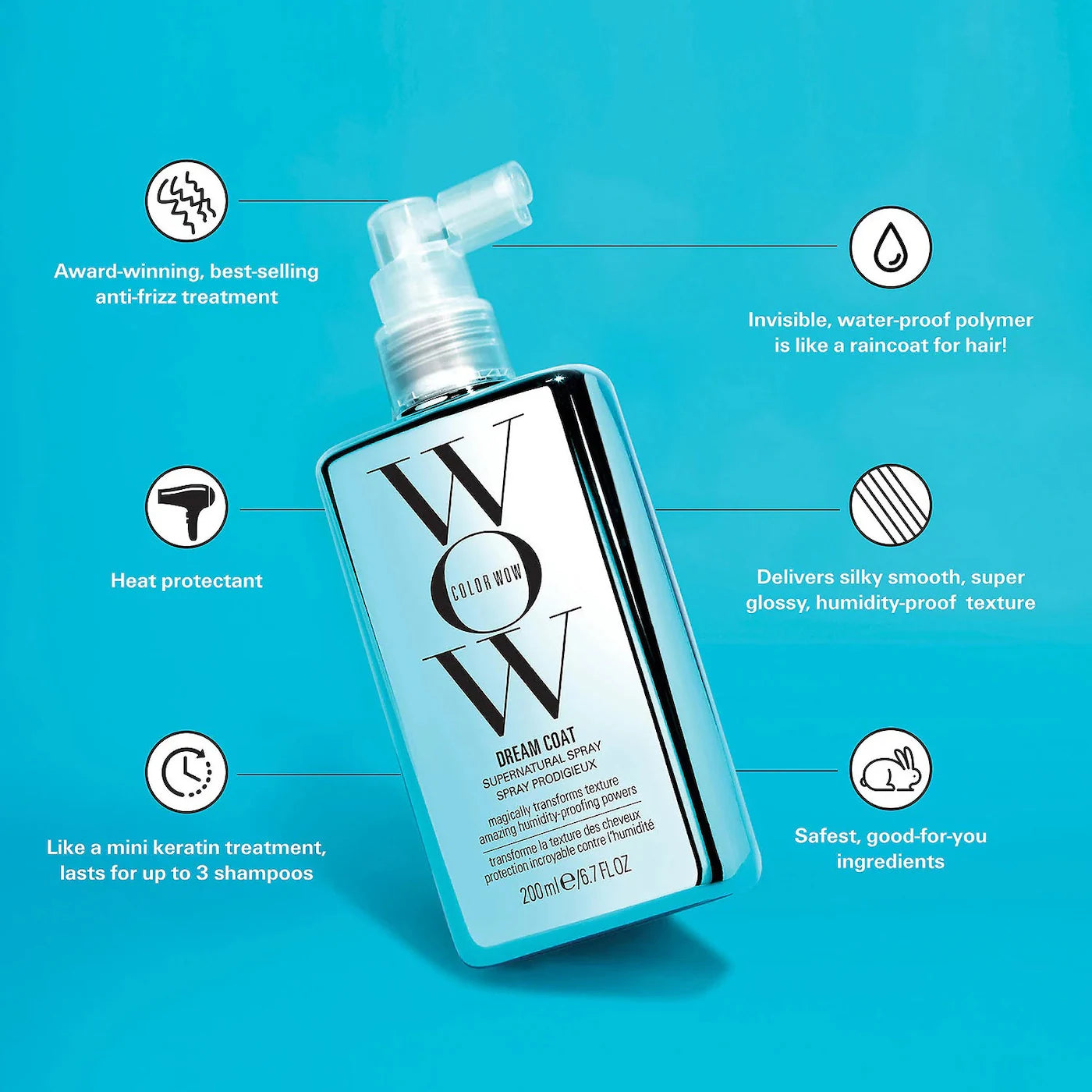 Dream Coat Supernatural Spray Anti-Frizz Treatment | PREVENTA