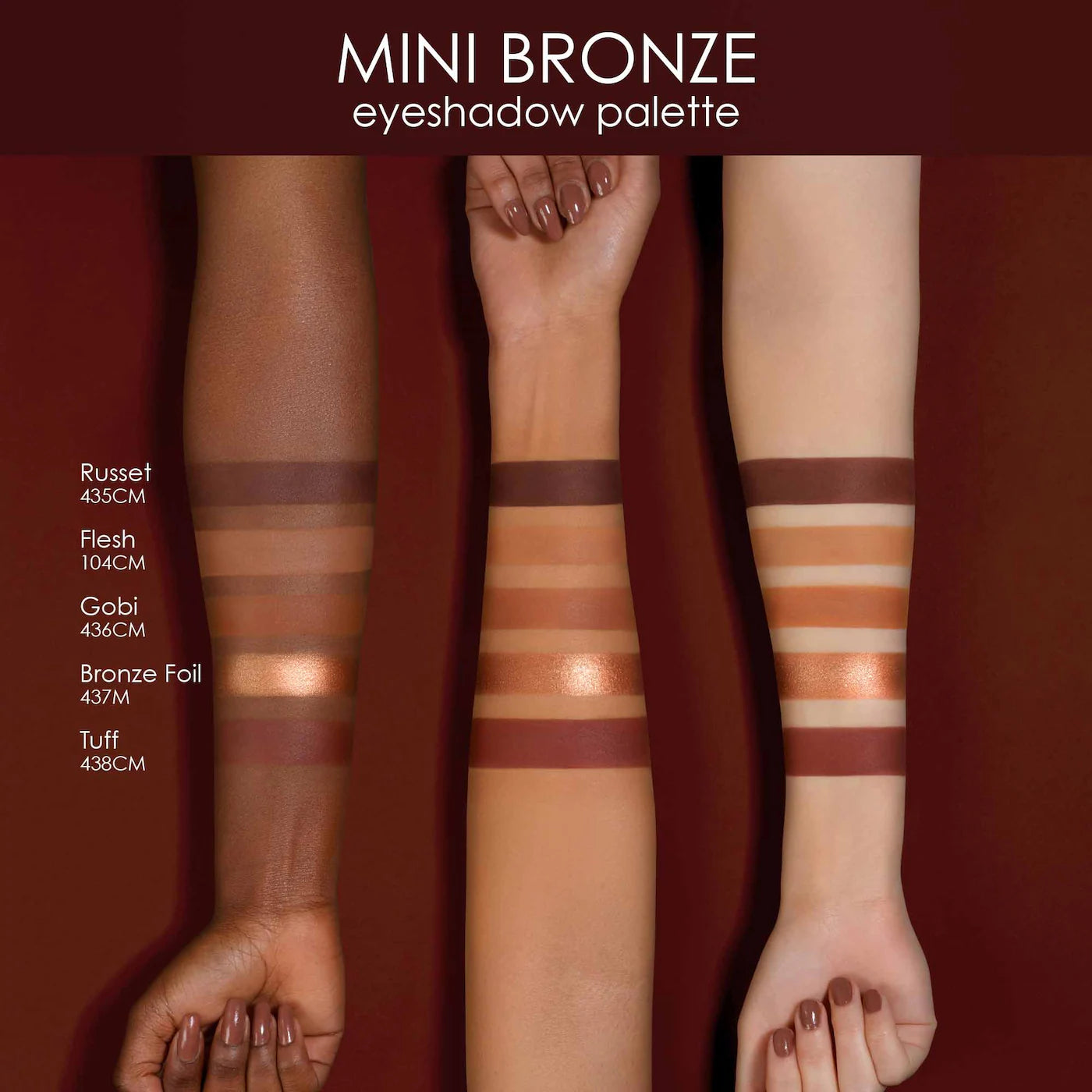 Mini Bronze Eyeshadow Palette | PREVENTA