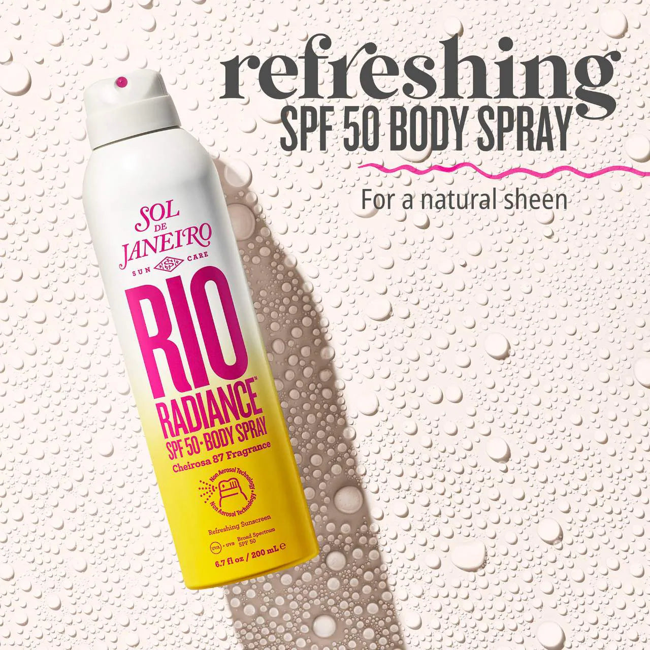 Rio Radiance™ SPF 50 Body Spray Sunscreen With Niacinamide | PREVENTA