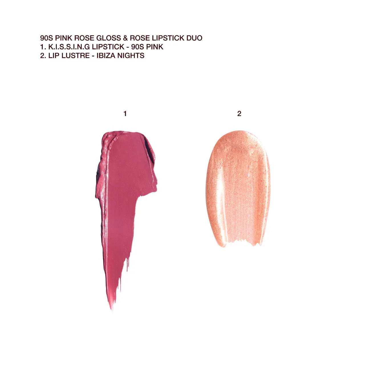 K.I.S.S.I.N.G Lipstick & Lip Gloss Duos - 90's Pink | PREVENTA