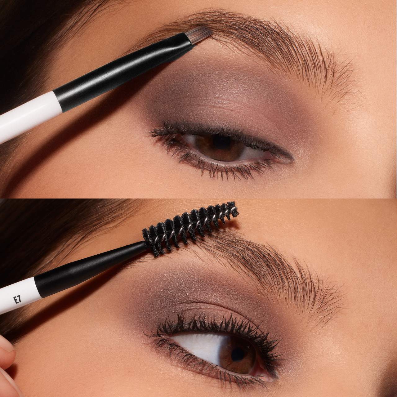 E7 Dual-Ended Eyebrow Brush | PREVENTA