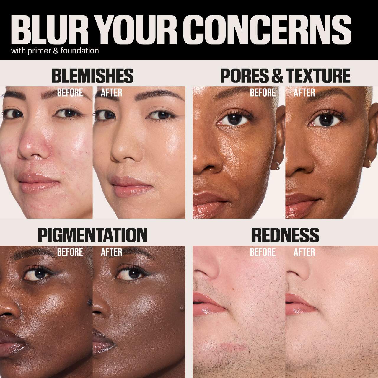 Easy Blur Natural Airbrush Foundation with Niacinamide | PREVENTA