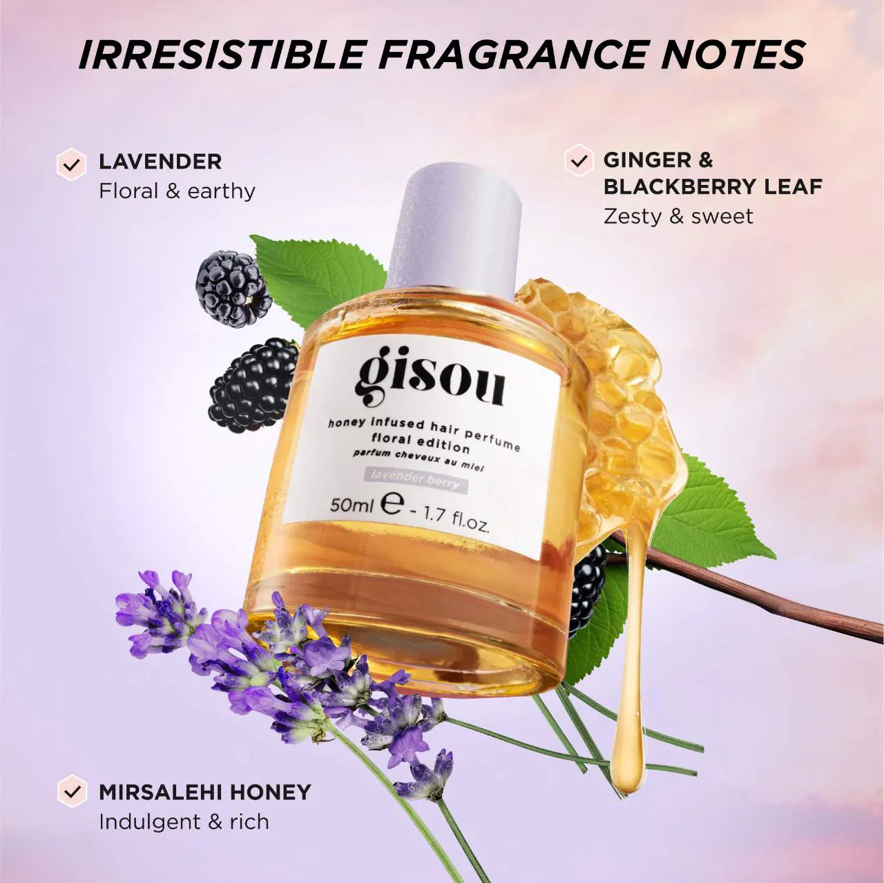 Lavender Berry Honey Infused Hair Perfume | PREVENTA