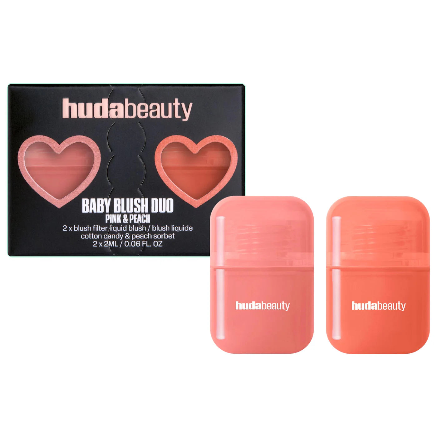 Mini Baby Blush Duo Set - Cotton Candy & Peach Sorbet | PREVENTA
