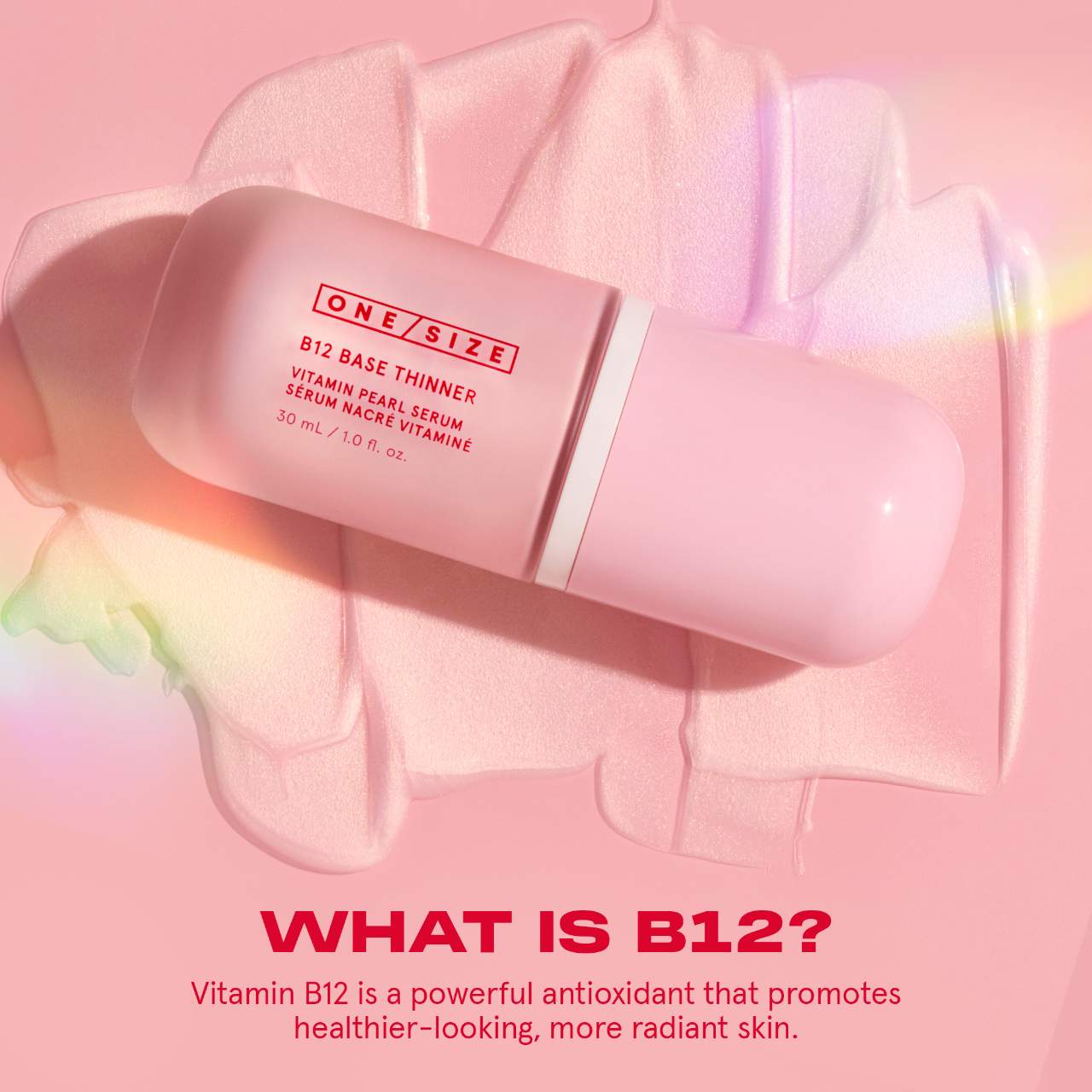 B12 Base Thinner Luminous Vitamin Pearl Boosting Serum | PREVENTA