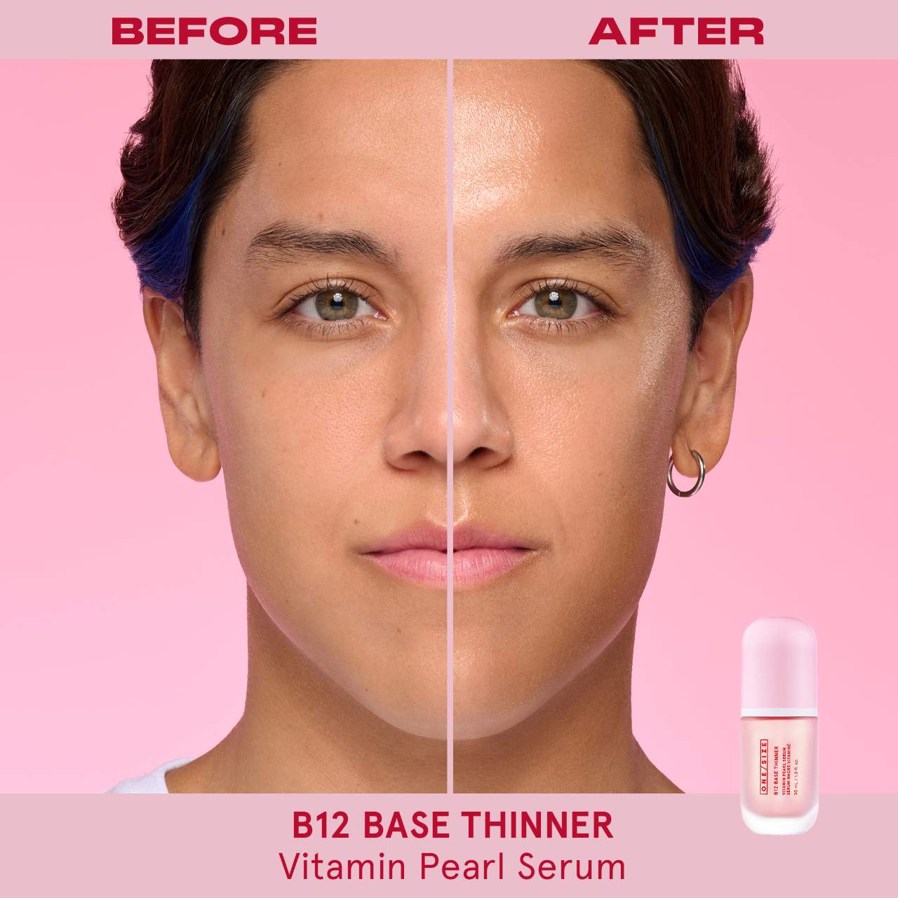 B12 Base Thinner Luminous Vitamin Pearl Boosting Serum | PREVENTA