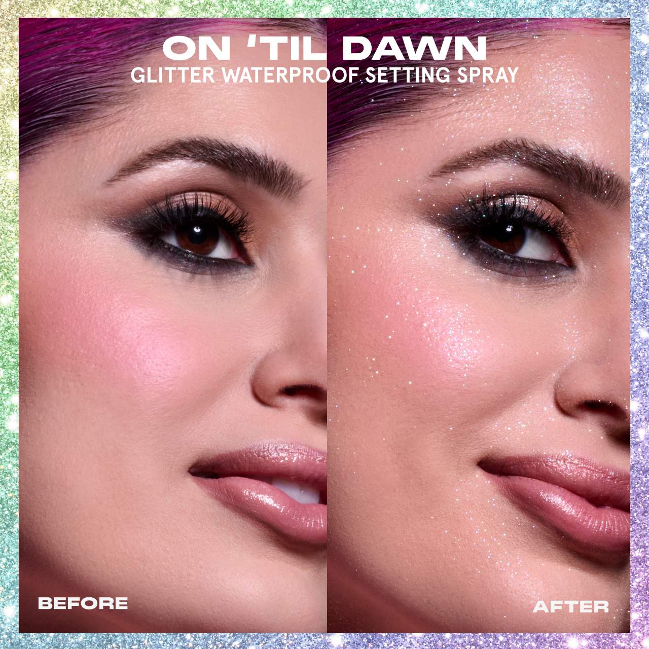 On 'Til Dawn Glitter Waterproof Setting Spray | PREVENTA