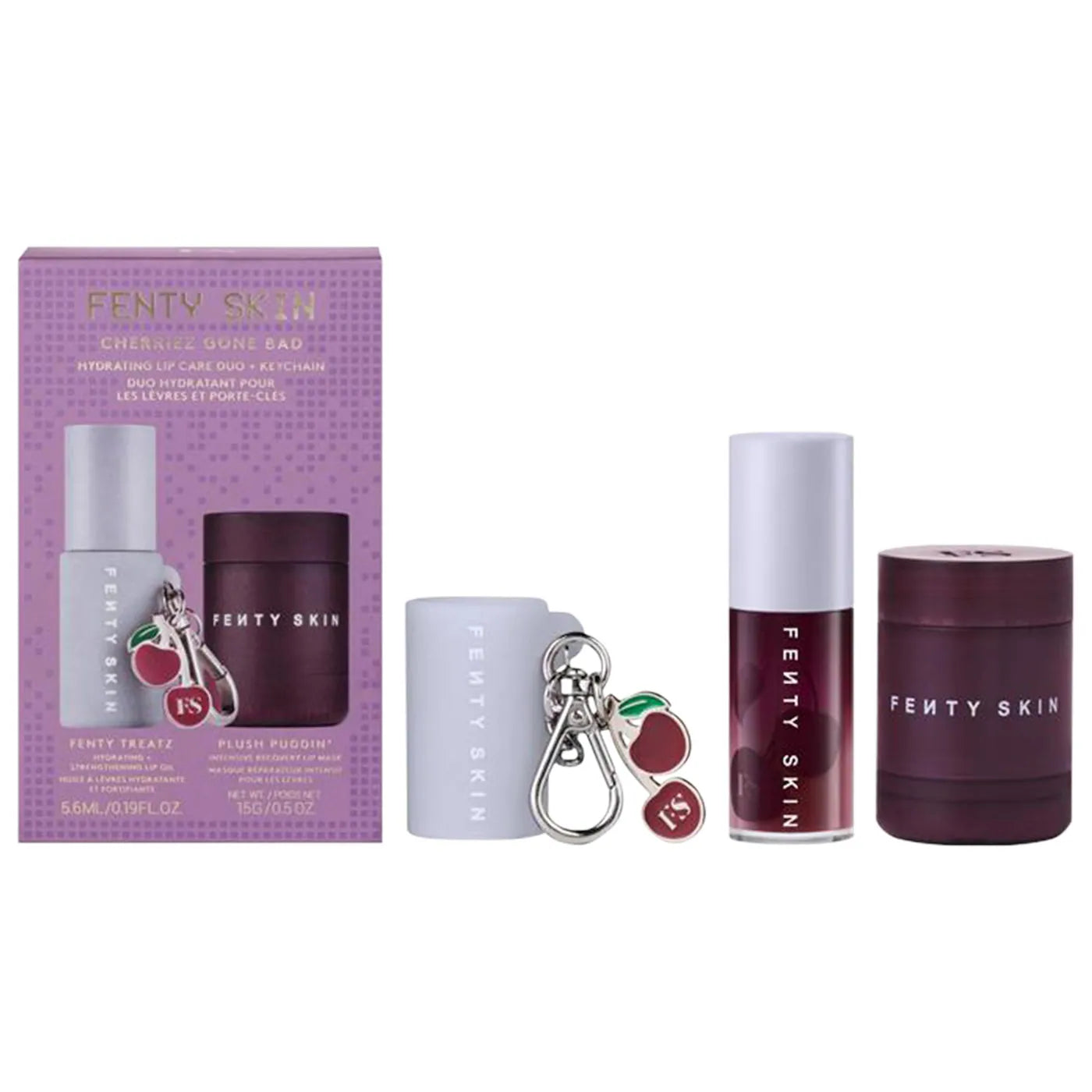 Cherriez Gone Bad Hydrating Lip Care Duo + Keychain | PREVENTA