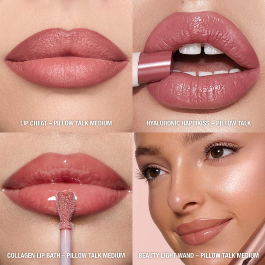 Pillow Talk Iconic Lip & Cheek Secrets Set - Medium | PREVENTA