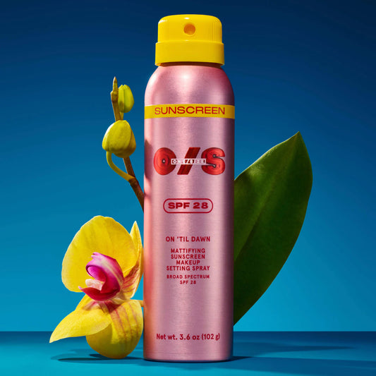 On 'Til Dawn Mattifying Sunscreen Makeup Setting Spray SPF 28 | PREVENTA