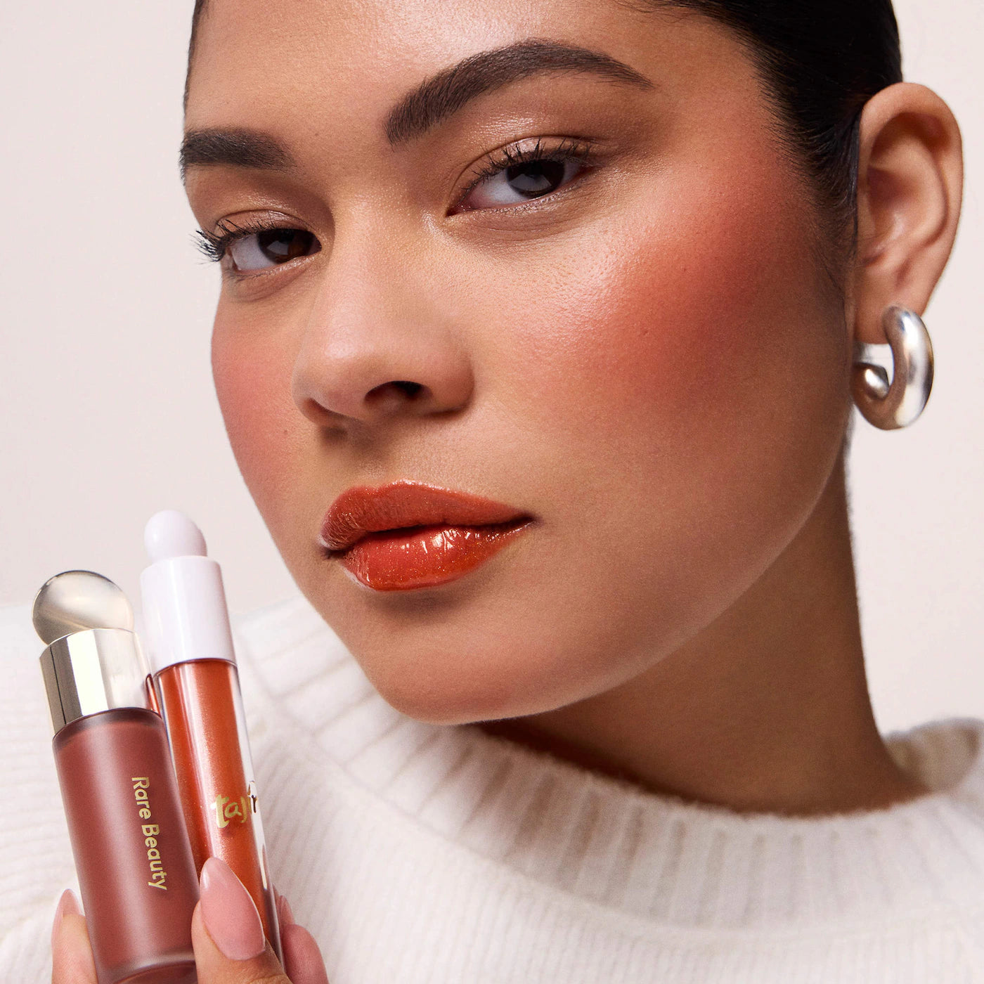 Rare Beauty x Tajin Soft Pinch Liquid Blush & Positive Light Luminizing Lip Gloss Duo Set | PREVENTA