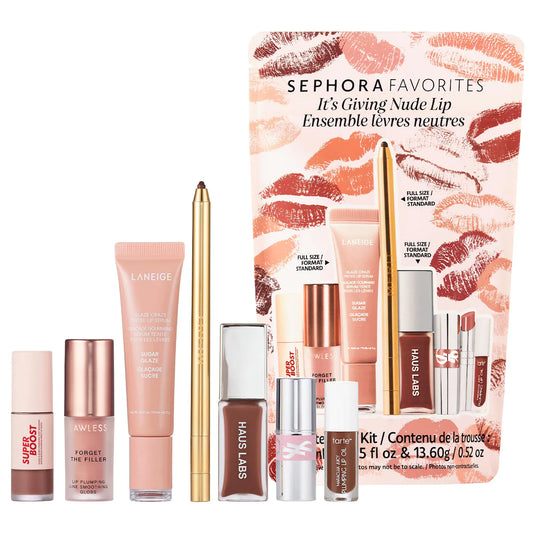 It's Giving Nude Lip Makeup Value Set | PREVENTA