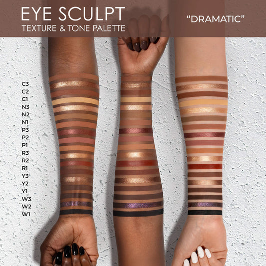 Dramatic Eye Sculpt Texture & Tone Eyeshadow Palette | PREVENTA