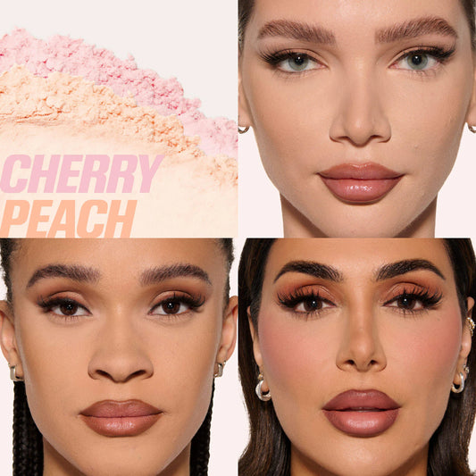 Easy Bake Loose Powder Brightening + Correcting Duo - Cherry Peach | PREVENTA