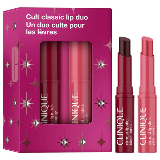 Mini Cult Classic Pink & Black Honey Lip Gift Set | PREVENTA