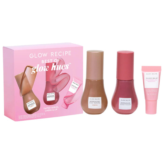 Best of Glow Hues - Tinted Serum, Cheek & Lip Gift Set | PREVENTA