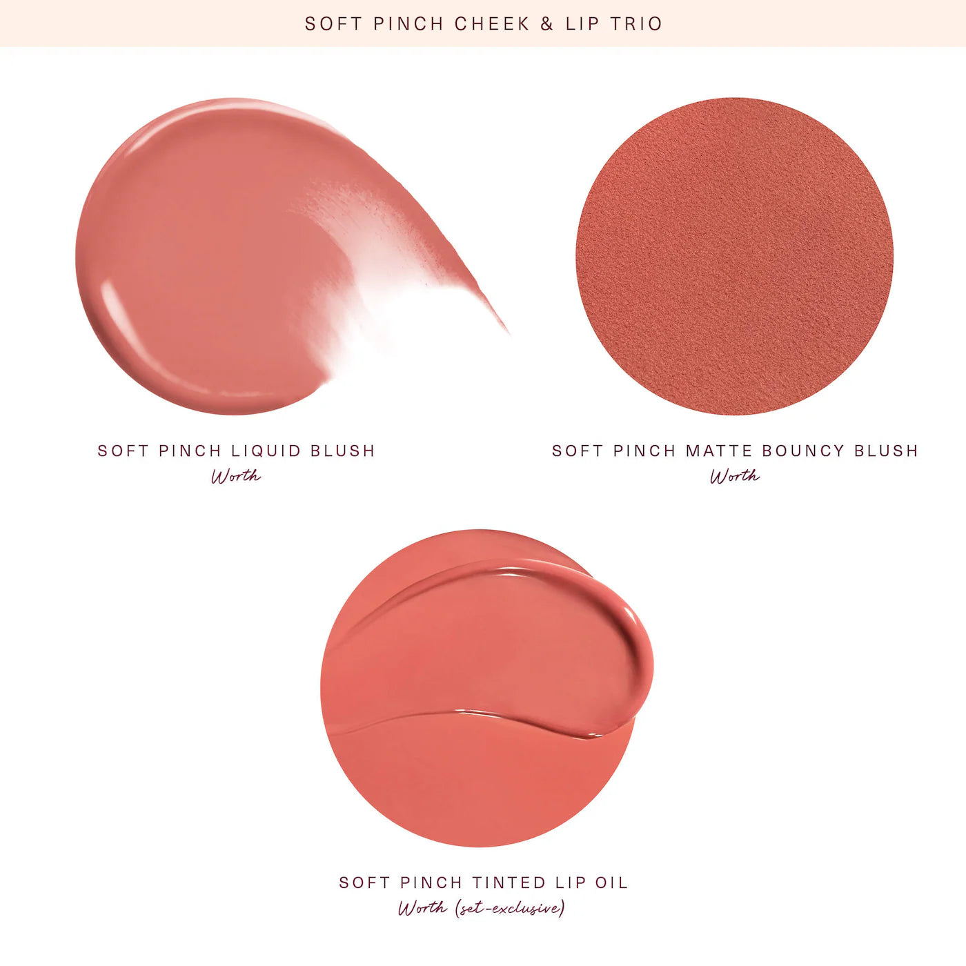 Soft Pinch Cheek & Lip Trio Makeup Gift Set | PREVENTA