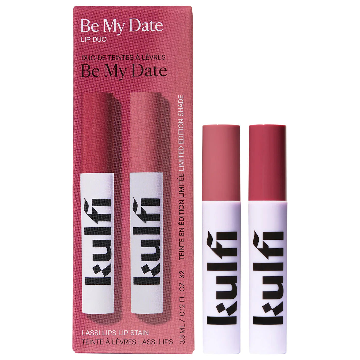 Be My Date Lassi Lips Staining Lip Oil Duo Set | PREVENTA