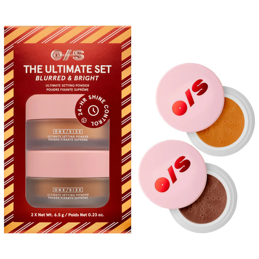 Ultimate Blurring Setting Powder Blurred & Bright Travel Duo - Dark Deep/Rich Peach | PREVENTA