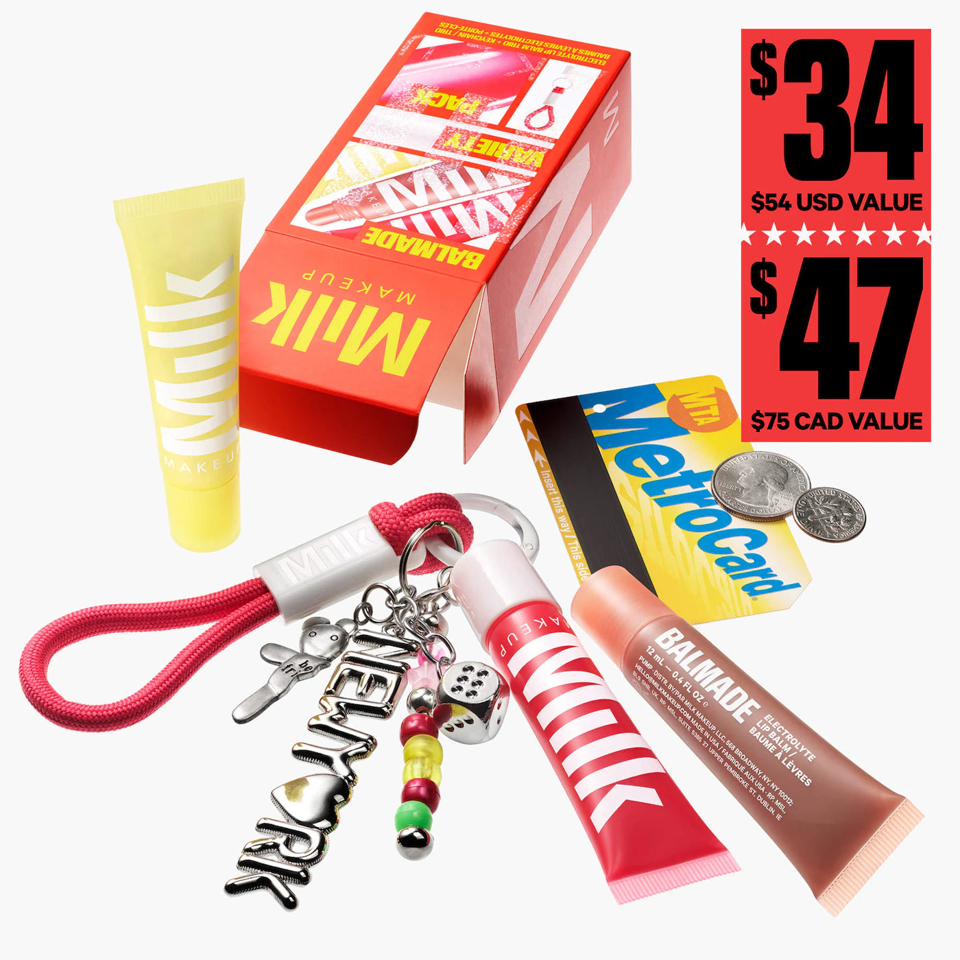 Balmade Variety Pack Hydrating Lip Balm & Keychain Gift Set | PREVENTA